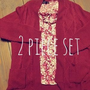 2 piece sweater set